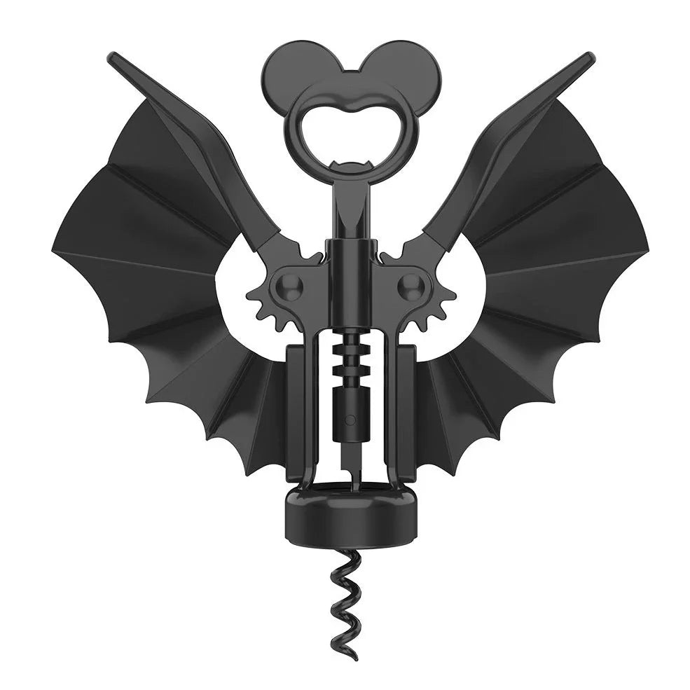 Zinc alloy baseball bat shaped wine bottle opener measuring 179mm length