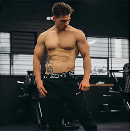 Cotton fitness sweatpants in black, grey or navy blue, adult sports and leisure trousers, sizes L to XXL