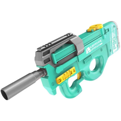 Powerful Shark-Inspired Water Blaster with High-Pressure Water Stream, Durable ABS Plastic Construction, and Innovative Design for Outdoor Fun