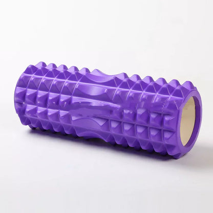 45 cm EVA foam roller for fitness, Pilates, and yoga in seven colours