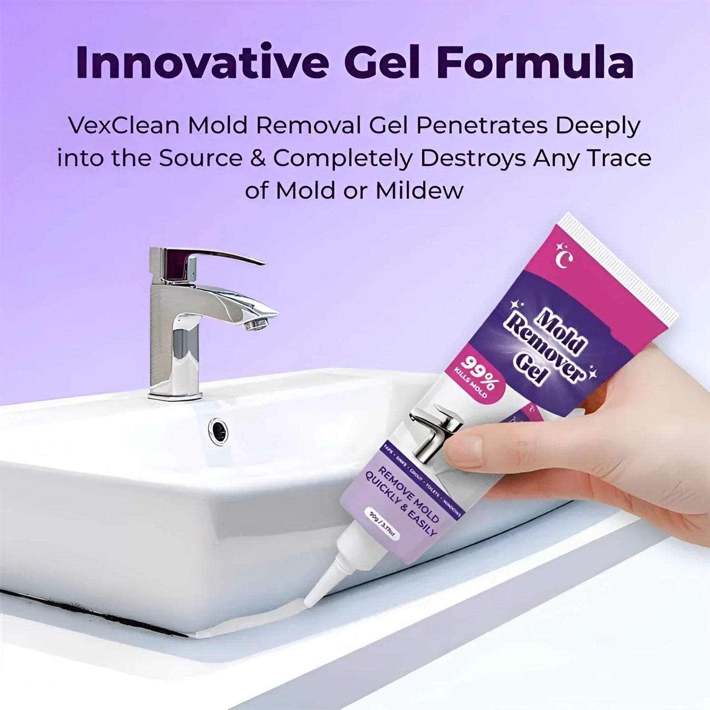 90g cleansing nursing gel in single unit packaging for skin care