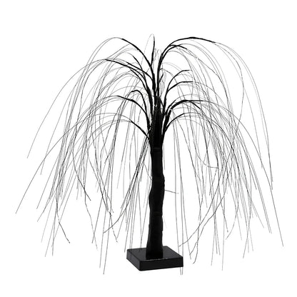 Copper wire decorative night light with 192 LEDs arranged in flexible 500mm tall display with warm white illumination