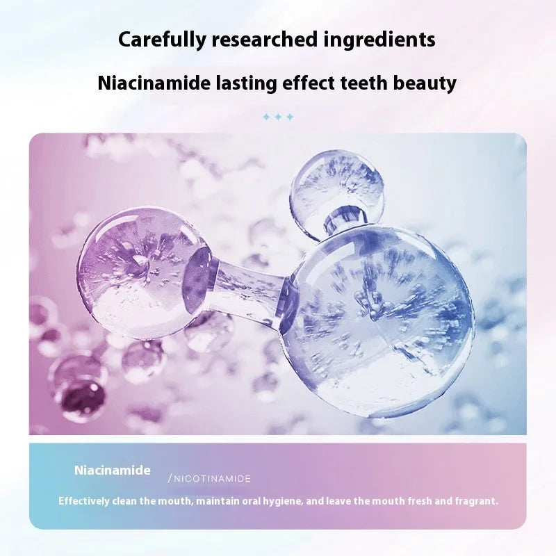Nicotinamide dazzling white toothpaste 100g tube for adult oral cleaning