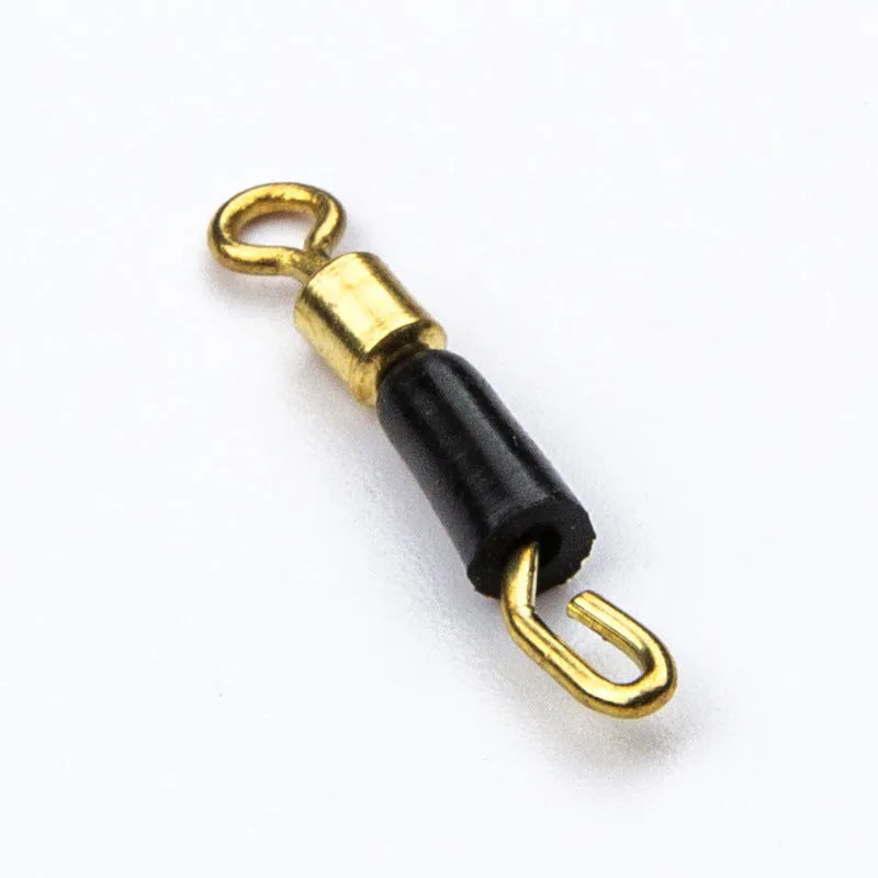 Swivel pin wire clip silicone opening fishing gear accessory available in 13mm, 15mm, and 16mm sizes for connecting lures or rigs to mainline with flexible rotation and anti-winding properties, sold in single piece or 20-piece packs