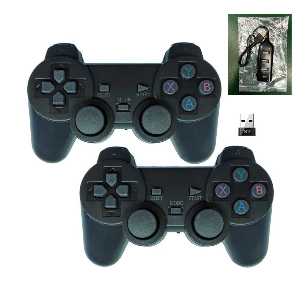 Wired USB game controller with SNES-style buttons for Super Console X retro gaming