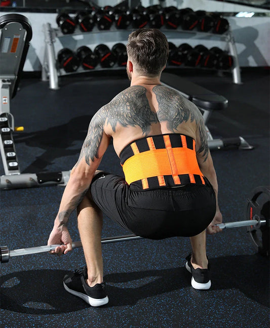 Sports Breathable Waist Belt in various colours for squat support and posture correction