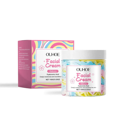 Sakura Butter Cream 100g moisturising face cream in 5.7cm cube jar
