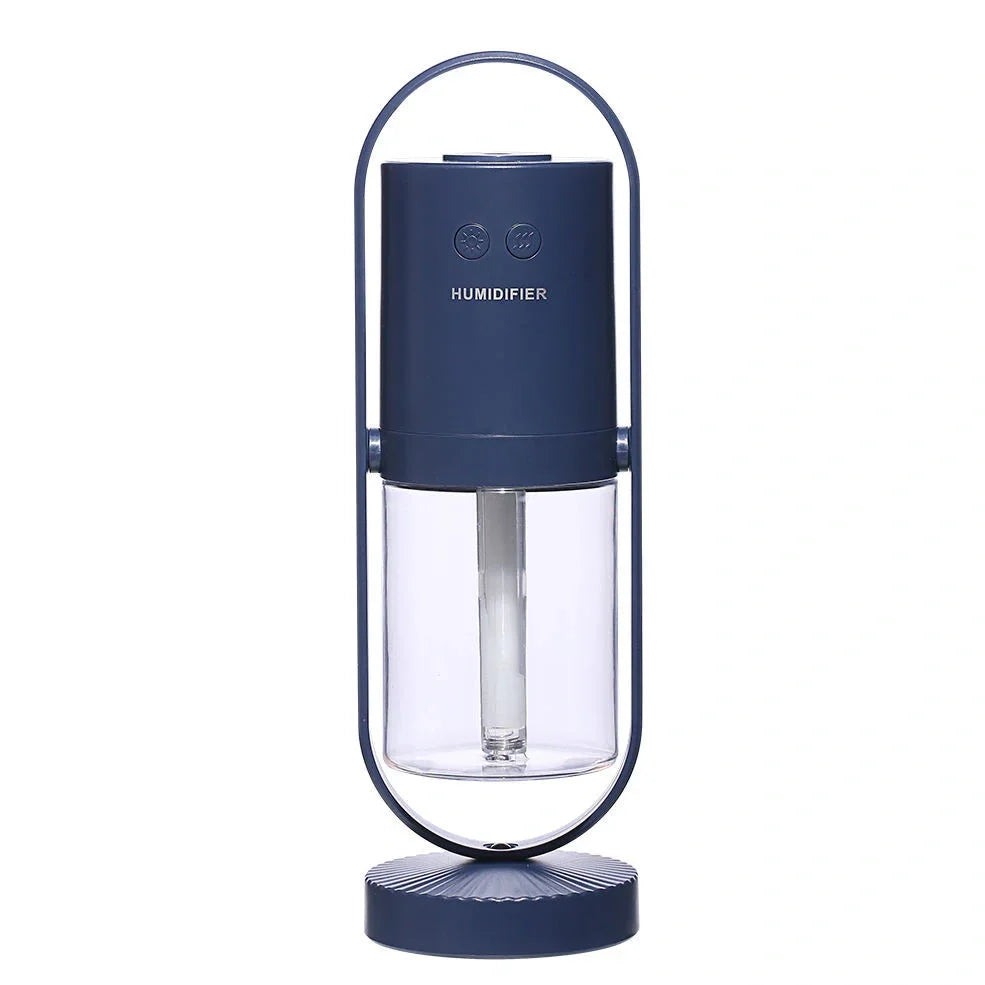 200ml portable humidifier with USB cable in pink, dark blue, sky blue or white colours
