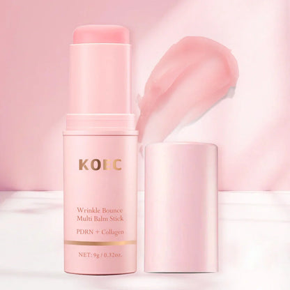 KOEC Pink Moisturising Essence Stick 9g showing stick format for direct facial application