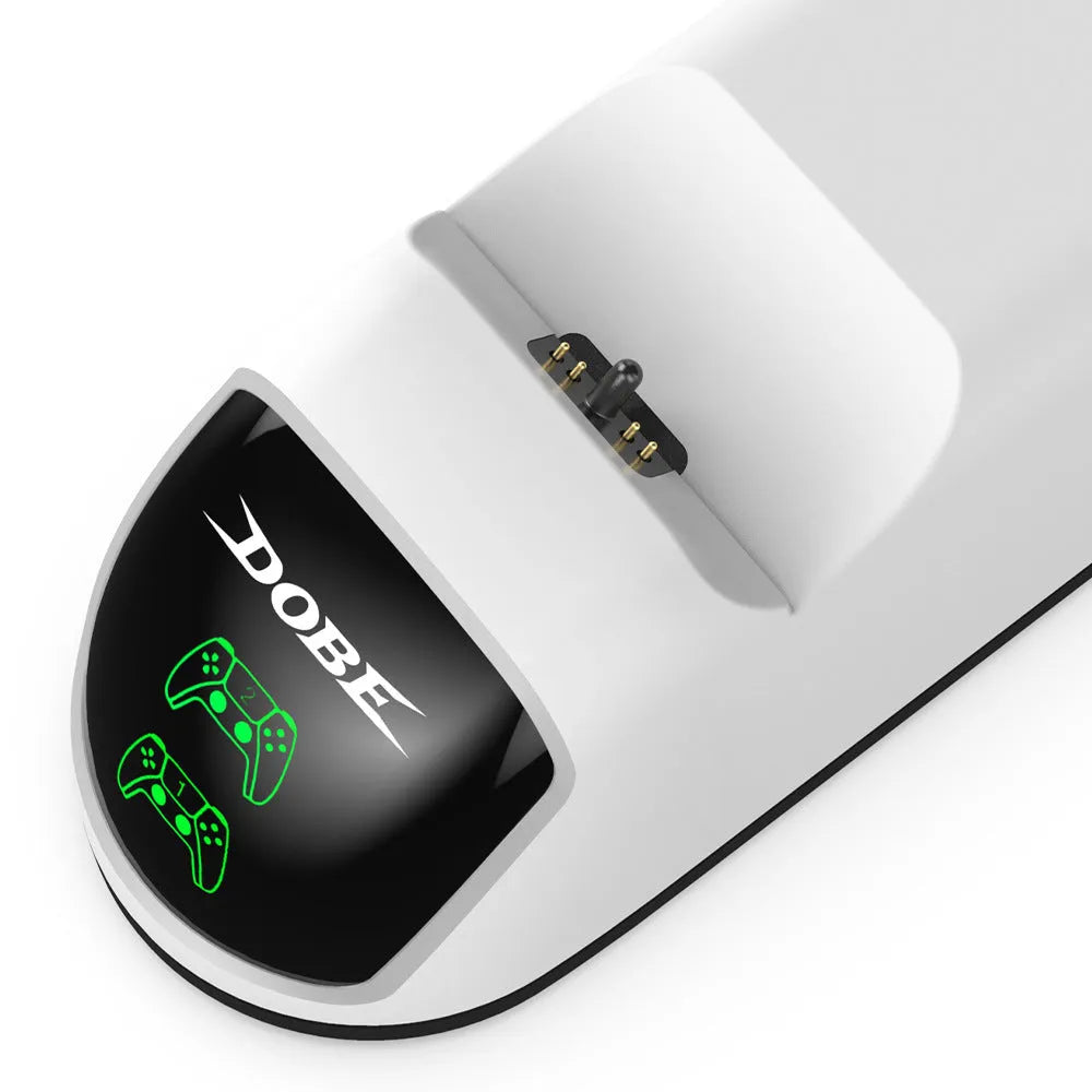 Green LED breathing light USB handle charger on a white background, showing compact ABS body with USB port.