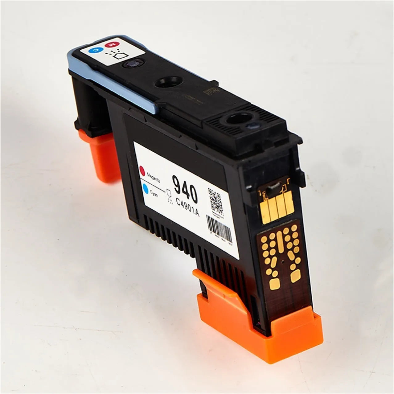 HP940 compatible printer nozzle for C4900A C4901A cartridges, black and yellow, approx 10x5x3 cm.