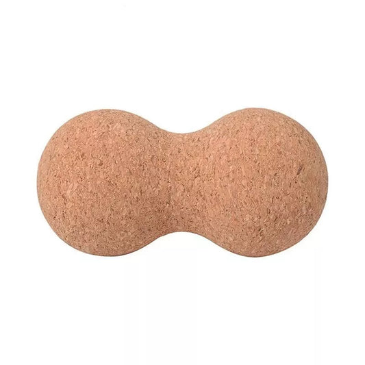 Natural cork peanut ball for yoga and muscle recovery