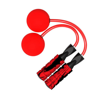 Adjustable weighted cordless jump rope with EVA balls for effective workouts