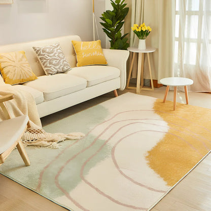 Rectangular machine-woven sofa blanket showing straight edges and consistent texture across multiple size options