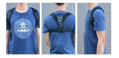 Children's medical posture corrector with reinforced nylon and PU leather for durable support