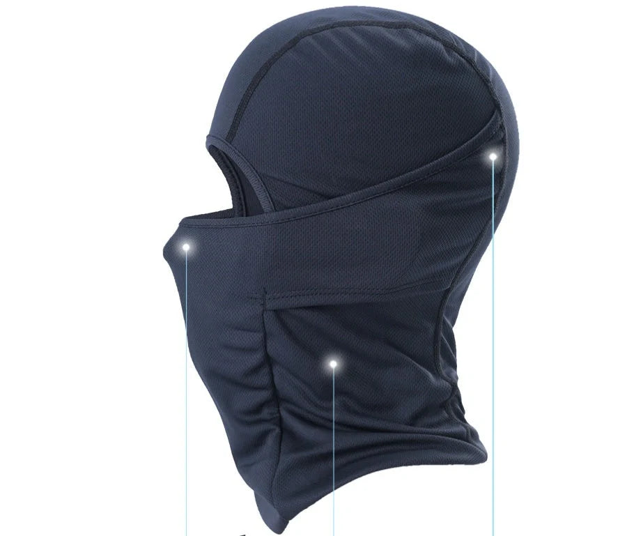 Breathable balaclava for tactical and outdoor activities in various colours