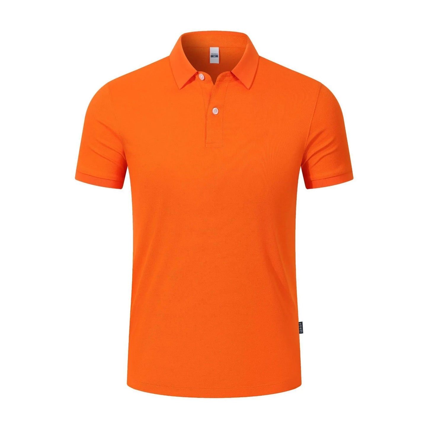 Ice silk cotton polo shirt with lapel collar in various colours for summer business wear