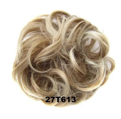 Hair ring wig in various colours from 1# to Burg, showing synthetic fibres and natural hairline for temporary styling