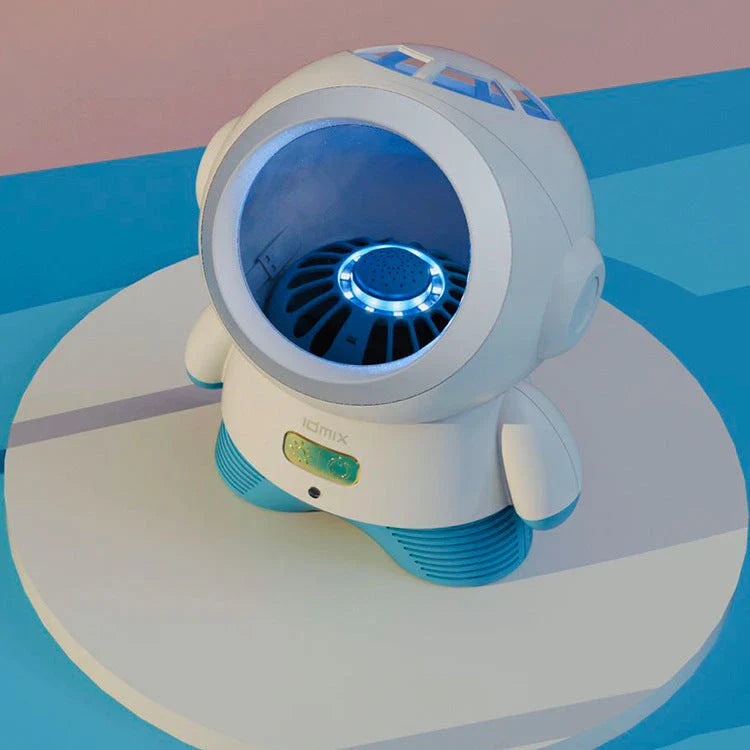 Sleek white and green mosquito eliminator lamps for compact indoor spaces