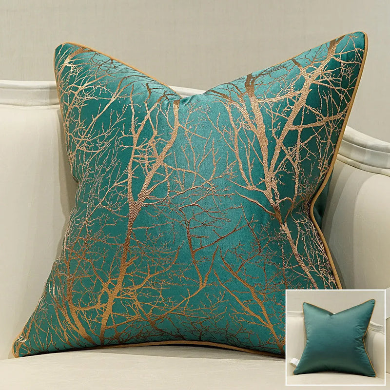 Sofa pillow cushion with PP cotton filling and corrugated or diamond pattern styling in several colour options including dark green, blue, grey, and beige, available in 30x50cm, 45x45cm, and 50x50cm sizes as a cover-only product.