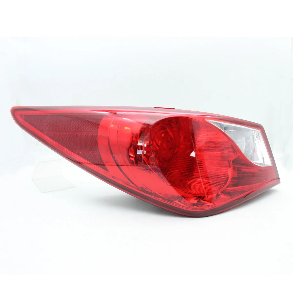 Hyundai Sonata outer tail light assembly in red with ABS and aluminium housing.