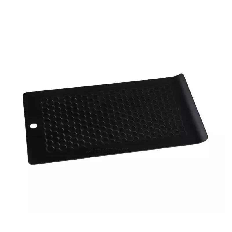 Black aluminium steak thaw board for efficient and even thawing