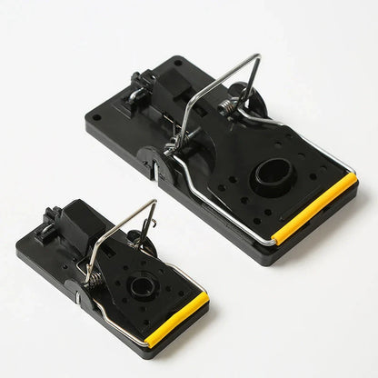 Reusable mouse traps with powerful spring mechanism for effective, humane rodent control in the home