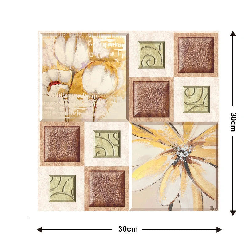 Moisture-proof brick wallpaper sticker for kitchen and bathroom walls