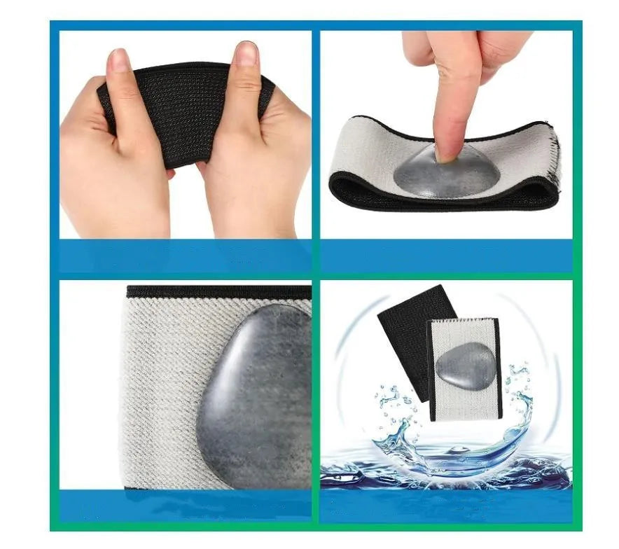 Men's and women's flat foot support elastic bandage with heart pad and arch support
