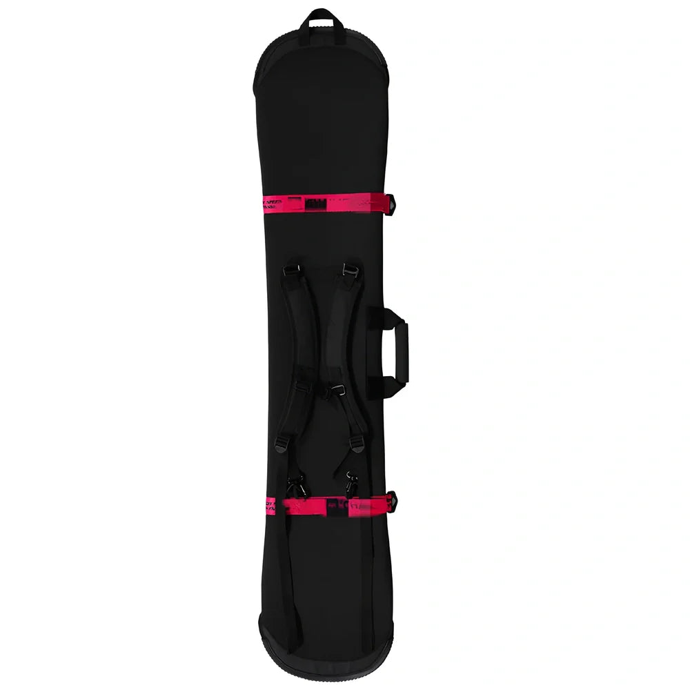 Dumpling Skin snowboard protective bag with colour ribbons and SBR diving material construction