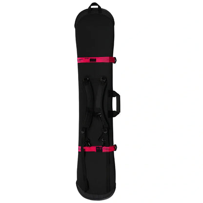 Dumpling Skin snowboard protective bag with colour ribbons and SBR diving material construction
