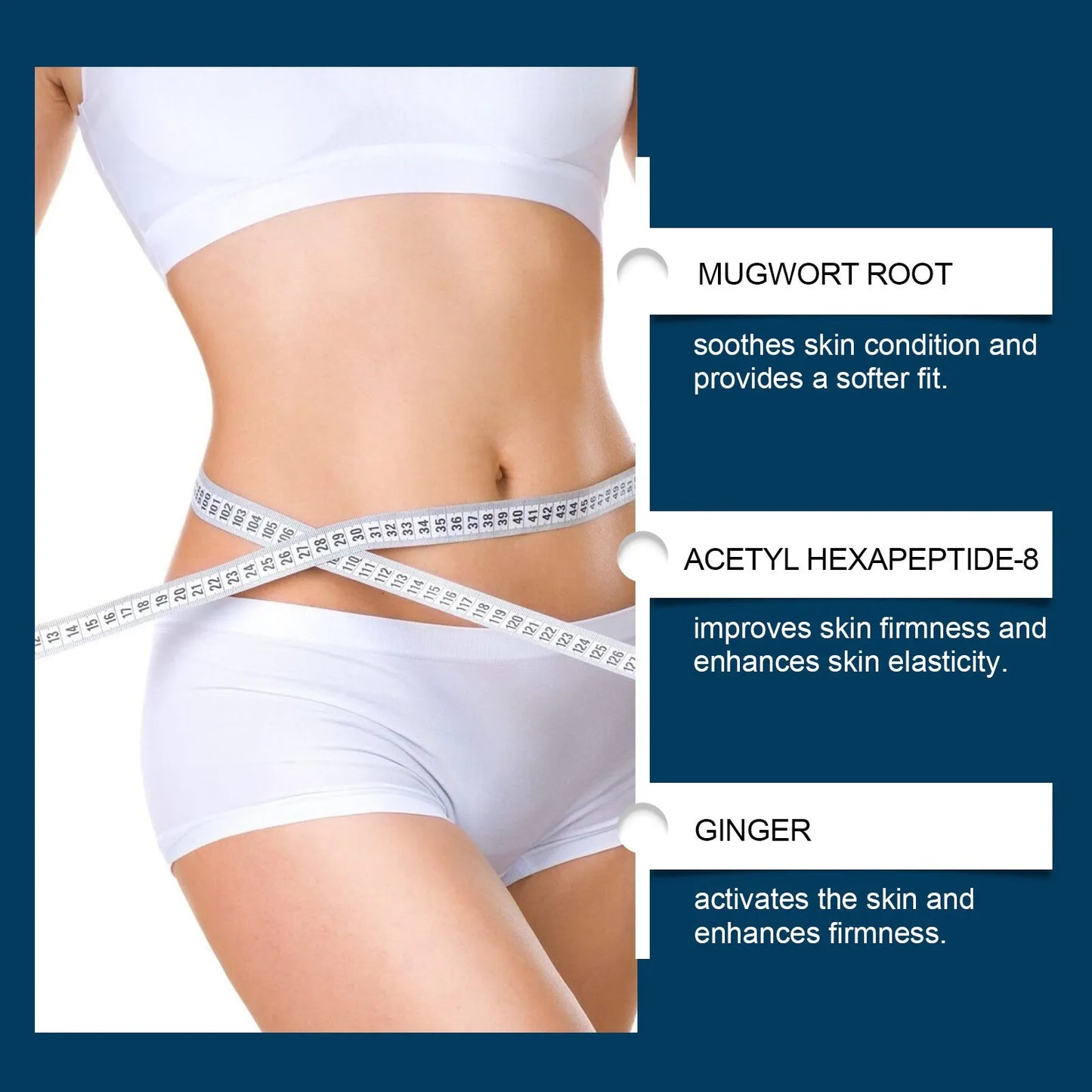 Four slimming microneedle patches for firming skincare with artemisia argyi and peptide ingredients