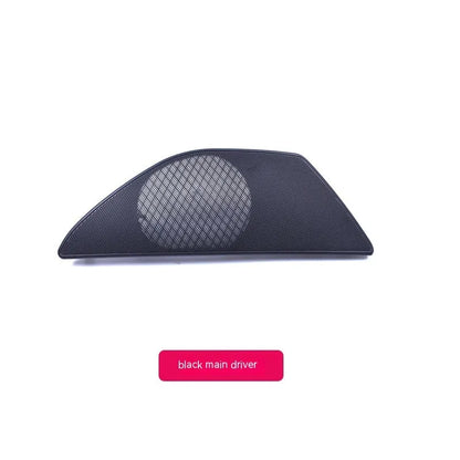 BMW 5 Series front door speaker cover in ABS PC plastic, shown in a selection of colours.