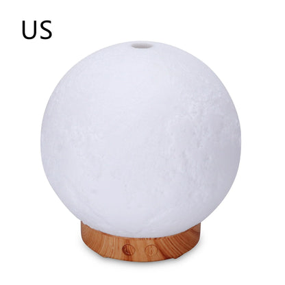 Calming Moon Light Ultrasonic Humidifier and Aroma Diffuser with Soothing Mist and Ambient Lighting