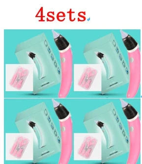 An electric nasal aspirator with adjustable suction levels, soft silicone tip, and BPA-free materials for effectively and comfortably clearing baby's congestion