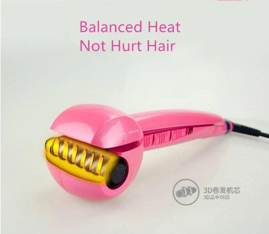 Ceramic pear flower perm hair styling tool with adjustable settings