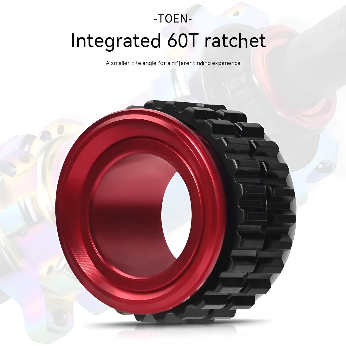 Alloy 60T TONE ratchet with integrated tower base and CNC inner wall hollow design