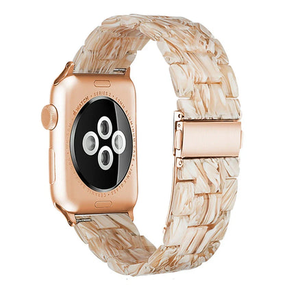 Apple Resin Slim Watch Band in multiple colours showing lightweight 35g construction and compatibility with Apple Watch