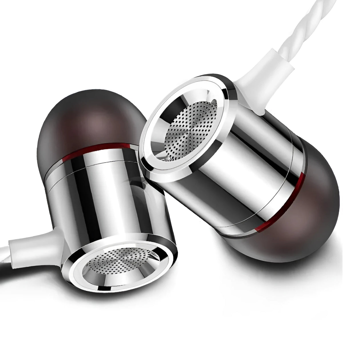 Fanbiya S1 black ear hook earphones with inline microphone and control module on the cable.