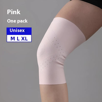 Adult sports knee pad in polyester fibre, available in sizes M, L and XL and six colours
