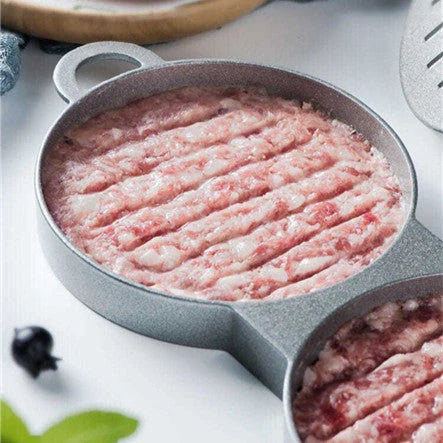 Aluminium alloy round burger press for making uniform meat patties