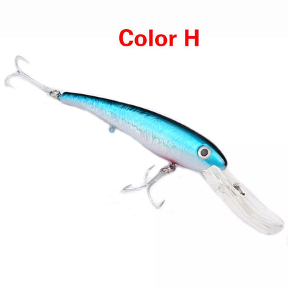 20CM Glossy Lures Mino Fishing Bait Plastic Hard Bait with 10 colour options