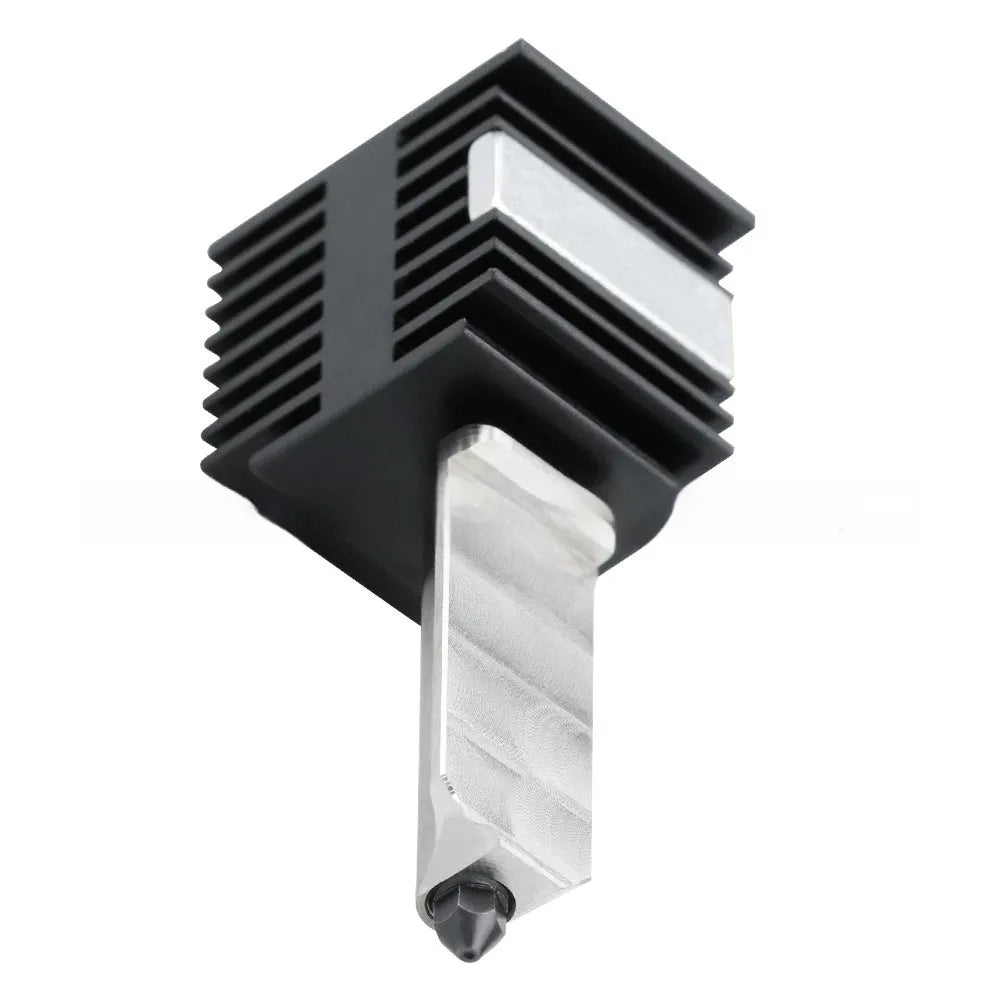 Bambu Lab A1 Mini 3D printer hot end assembly kit with hardened steel nozzles and black silicone sleeve