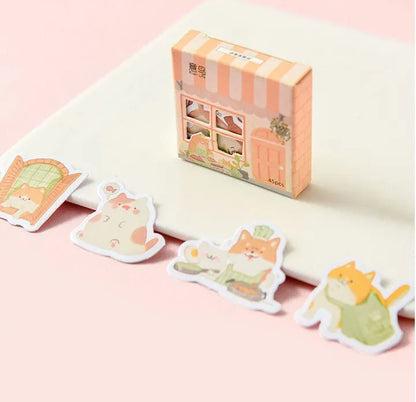 Paper account stickers with penguin theme for financial tracking in journals 20-50mm width