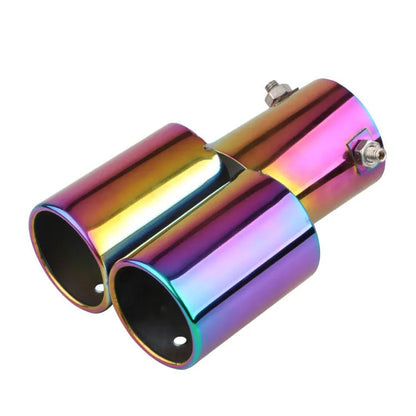 Universal stainless steel exhaust pipe tip extension for car customisation