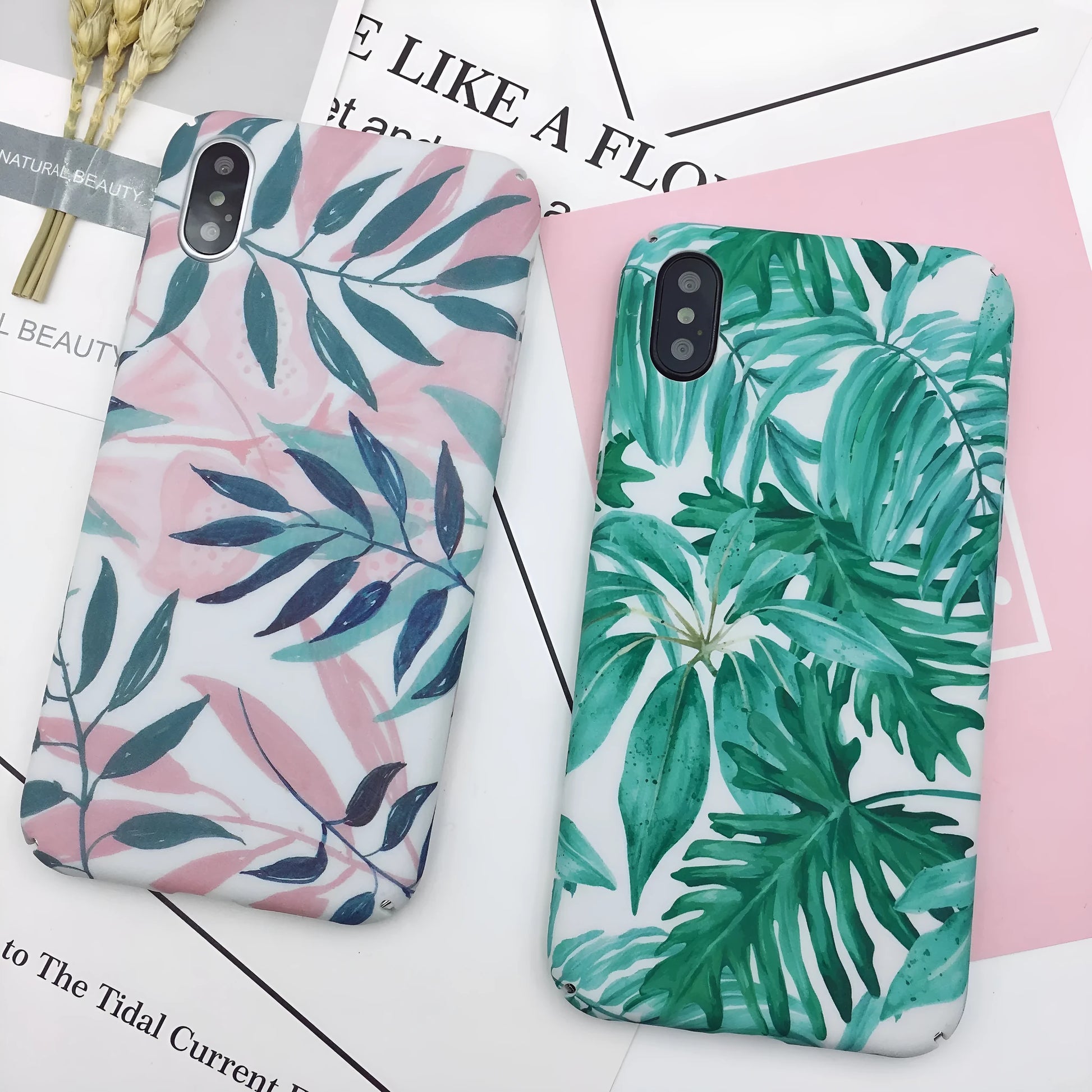 Green painted PC phone case back cover for OPPO VIVO iPhone smartphones