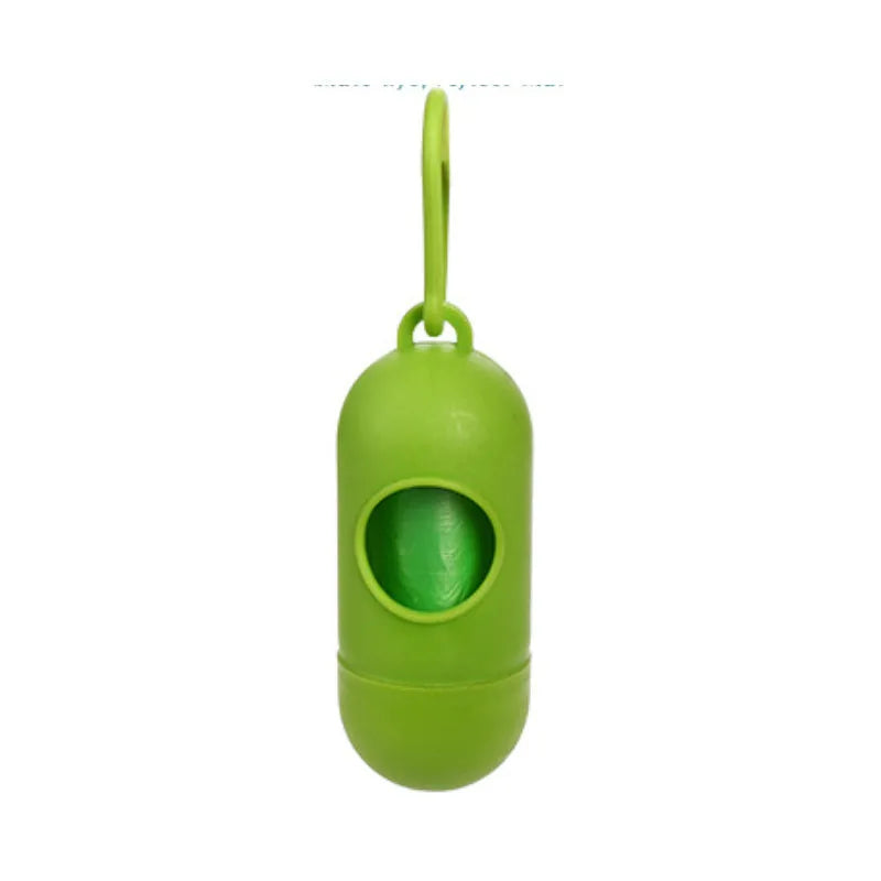 Coloured dog waste bags for pet cleanup measuring 22.5 by 30 centimetres
