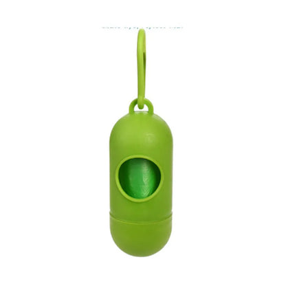 Coloured dog waste bags for pet cleanup measuring 22.5 by 30 centimetres