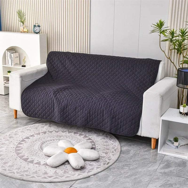 Reversible dog blanket sofa cover in assorted colours protecting furniture