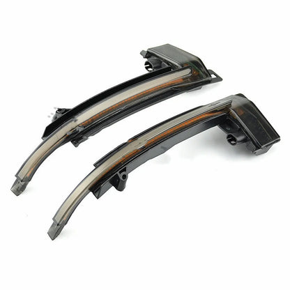 Dynamic LED mirror turn signal for Audi B8 and B8.5 models in black or white finish